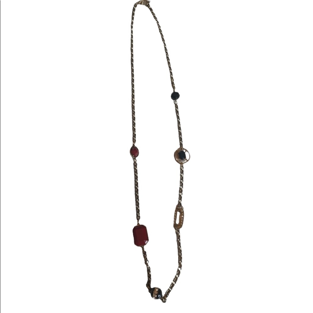 Chico’s Extra Long Gold Tone Necklace
